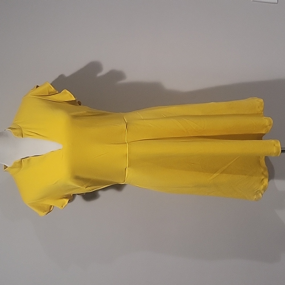 Womens Gorgeous Yellow Spring Summer dress!  NY& CO. Medium